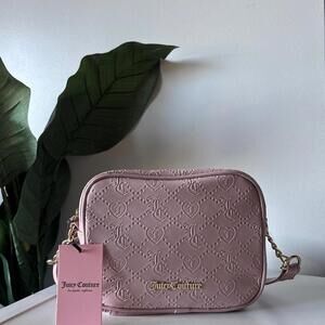 JUICY COUTURE PINK CAMERA BAG CROSSBODY PURSE